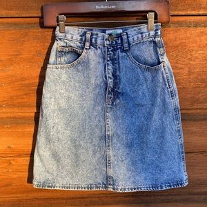 Vintage Acid Wash Skirt